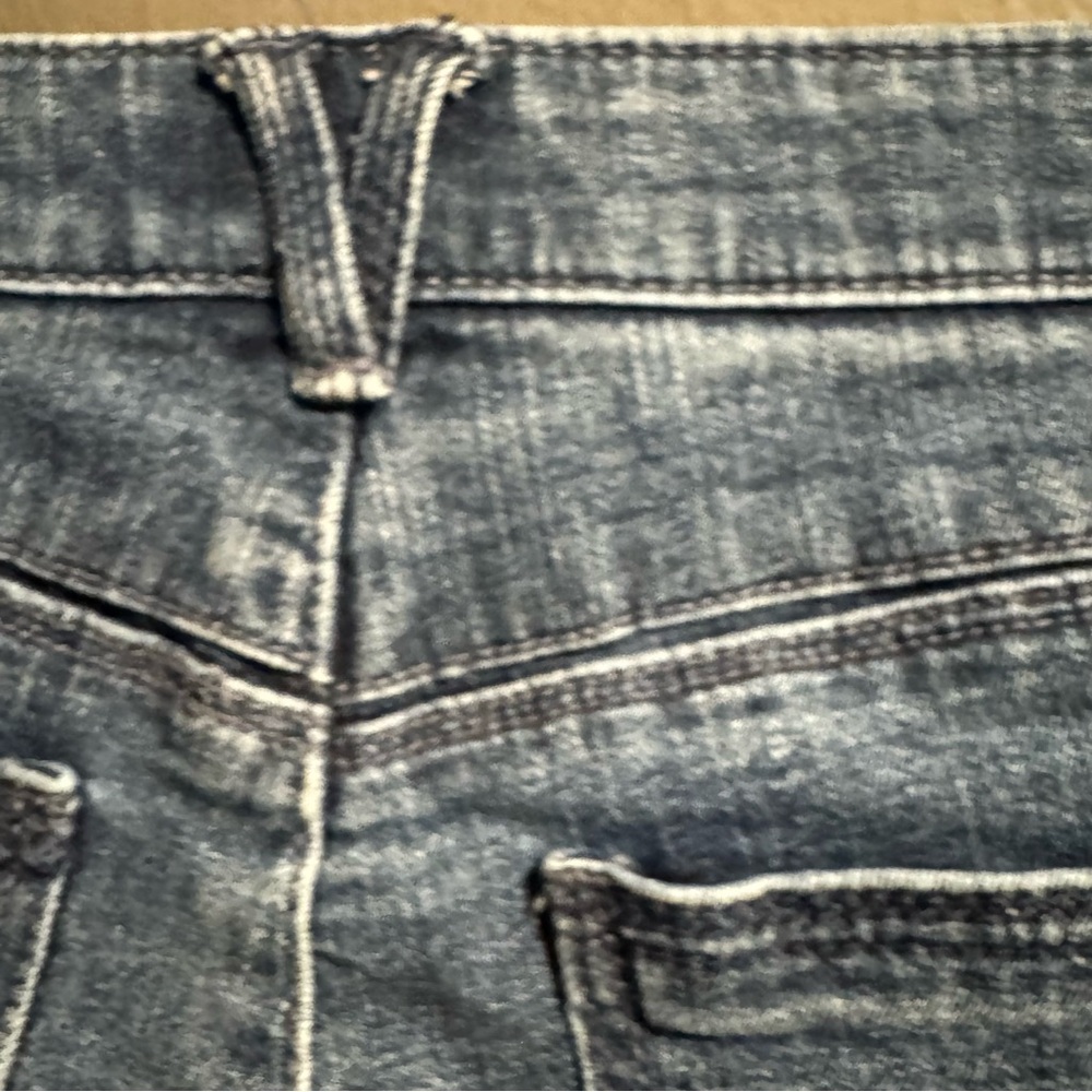 Democracy Distressed Blue Jean Shorts Size 12 - Picture 5 of 10